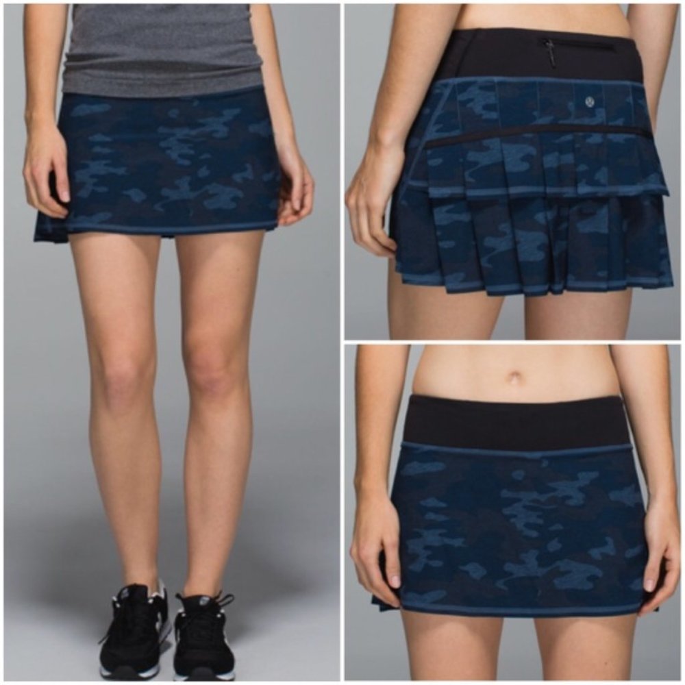 lululemon • HTF Camo Oil Slick Pace Setter Skirt || 10 Reg - Picture 3 of 7